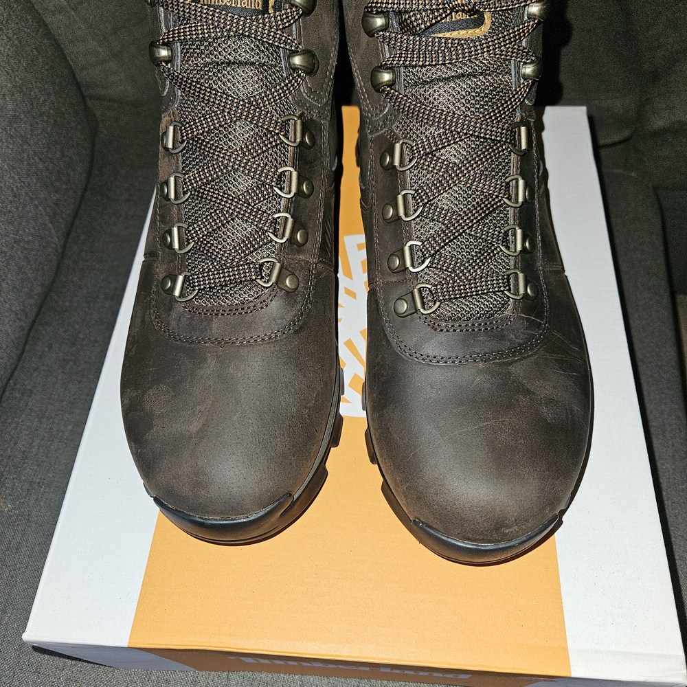 Timberland Men's Dark Brown Lace-Up Boots